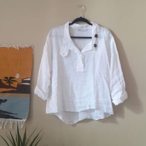 Zara linen top